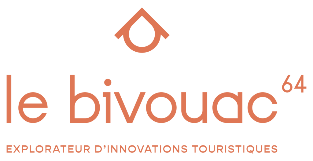 logo du bivouac 64, un programme d'accompagnement pour les entreprises du 64 qui veulent tester leur solution innovante dans le secteur du tourisme