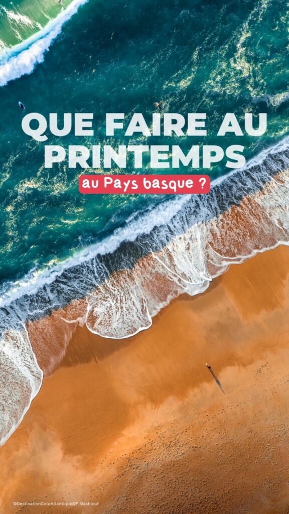 visuel de la campagne de communication du printemps de la destination pays basque