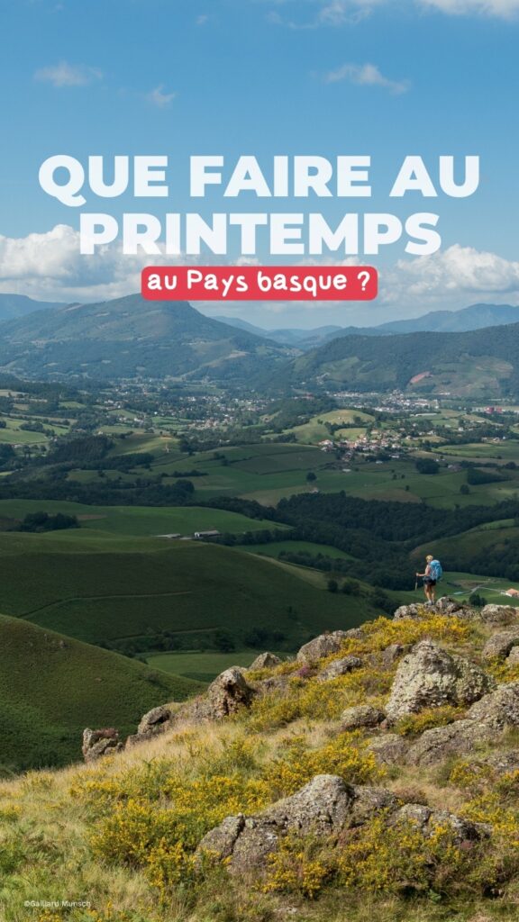 visuel de la campagne de communication du printemps de la destination pays basque
