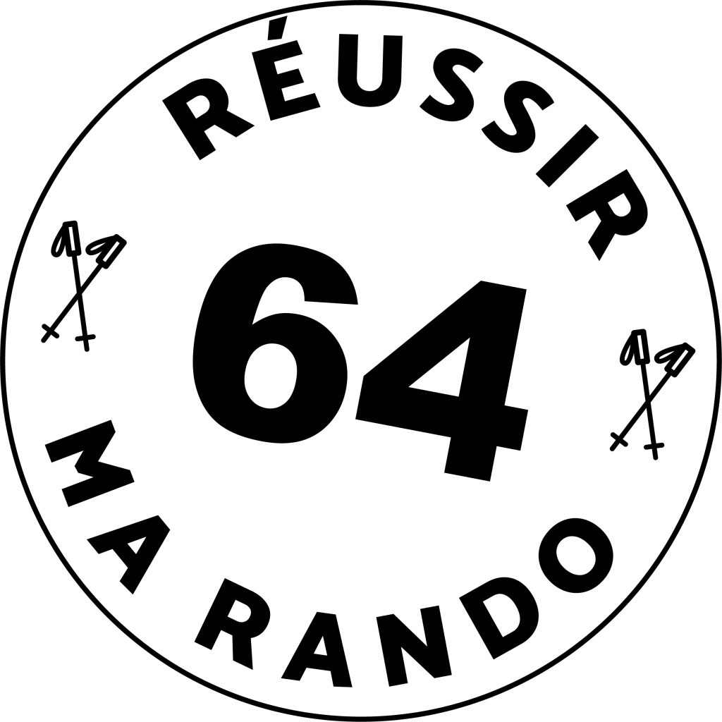 logo de l'opération réussir ma rando dans le 64 béarn pays basque