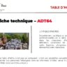 Fiche technique : Table d'hôtes